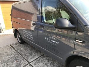 Samolepícíreklama.cz - truhlářství Idee House, polep dodávky VW Transporter