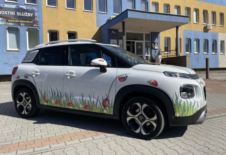 Ukázka realizace: Beruškové auto – Polep vozu