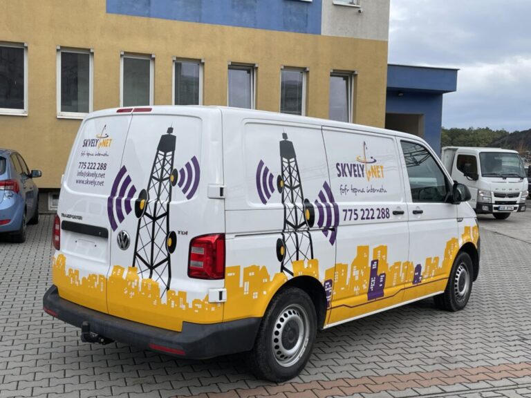 Ukázka realizace: Polep dodávky VW Transporter – SKVELY.NET