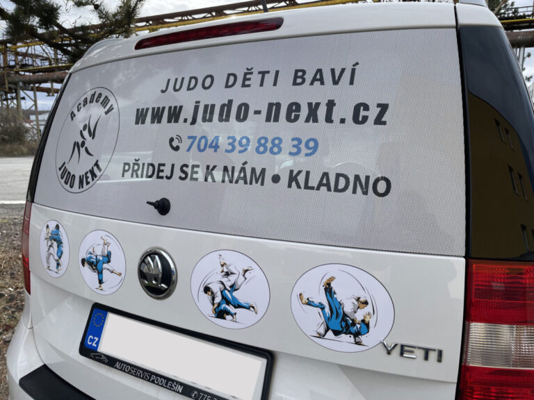 Foto č. 1 - Judo Next – polep auta Škoda Yeti