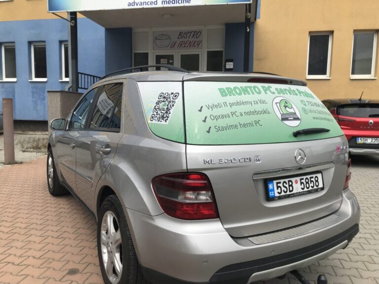 Ukázka realizace: PC Servis Bronto – Polep auta