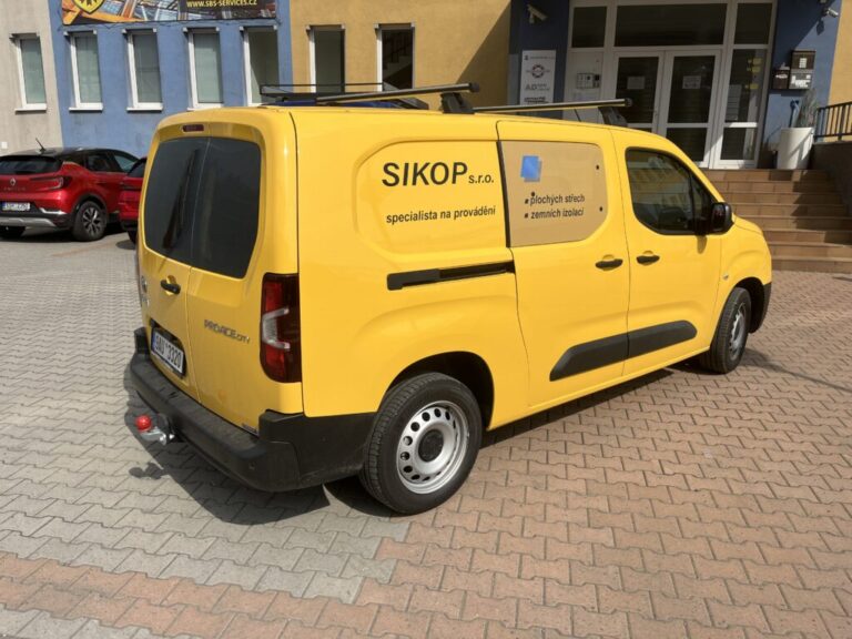 Ukázka realizace: Sikop – Polep dodávky Toyota ProAce