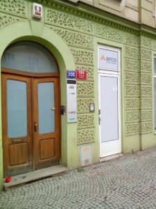 Polep výlohy pro stavební firmu Arco