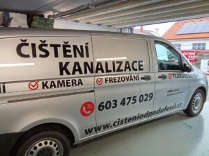 Polep dodávky Mercedes Vito
