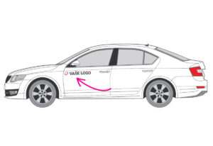 Osobní auto – malý polep
