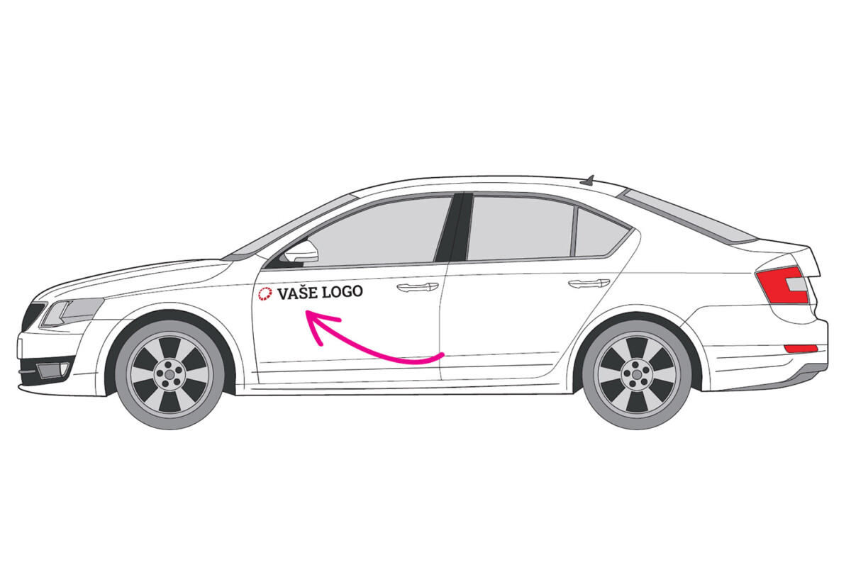 Osobní auto – malý polep