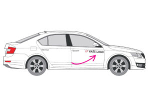 Osobní auto – malý polep