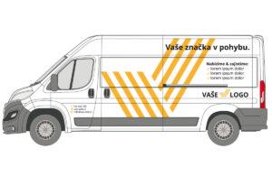 Velká dodávka – velký polep