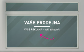 Náhled produktu: Nápis na výlohu - 100x30 cm