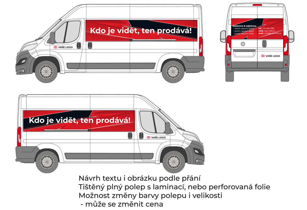 Náhled produktu: Velká dodávka - tištěné prolisy + řezaná loga – fotografie 1