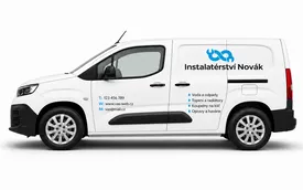 Náhled produktu: Instalatér - malá dodávka - střední polep