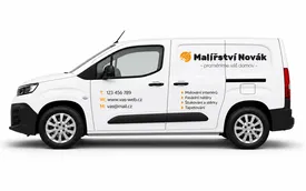 Náhled produktu: Malíř - malá dodávka - střední polep