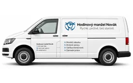 Náhled produktu: Hodinový manžel - střední dodávka - střední polep