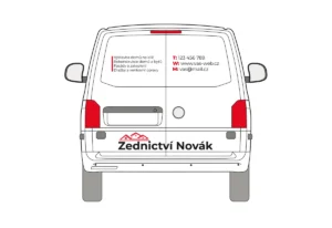 Náhled produktu: Zedník - střední dodávka - malý polep – fotografie 3