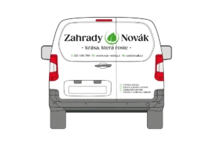 Náhled produktu: Zahradník - malá dodávka - střední polep – fotografie 3
