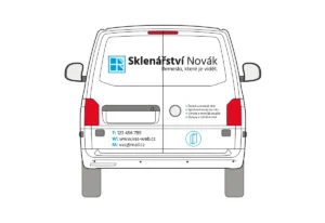 Náhled produktu: Sklenář - střední dodávka - střední polep – fotografie 3
