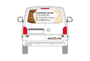 Náhled produktu: Truhlář - střední dodávka - tištěné prolisy + řezaná loga – fotografie 3