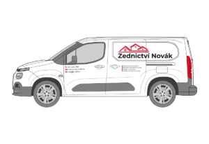 Náhled produktu: Zedník - malá dodávka - střední polep – fotografie 2