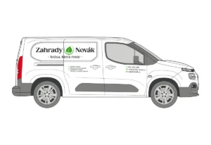 Náhled produktu: Zahradník - malá dodávka - střední polep – fotografie 4