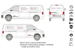 Náhled produktu: Zedník - střední dodávka - malý polep – fotografie 1