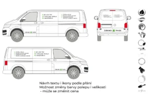 Náhled produktu: Zahradník - střední dodávka - malý polep – fotografie 1