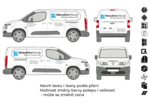 Náhled produktu: Sklenář - malá dodávka - střední polep – fotografie 1