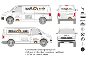 Náhled produktu: Truhlář - střední dodávka - střední polep – fotografie 1